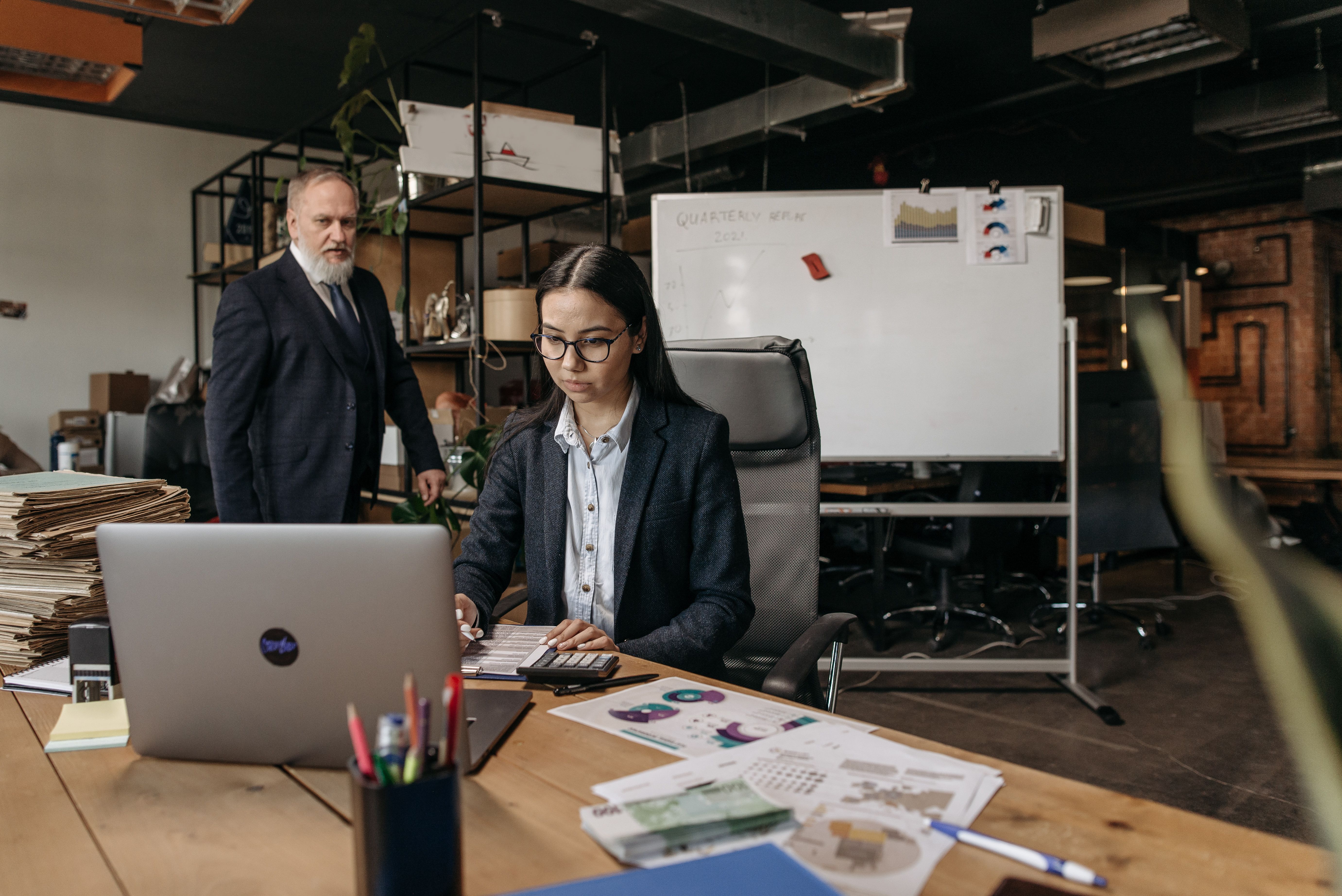 Office workers